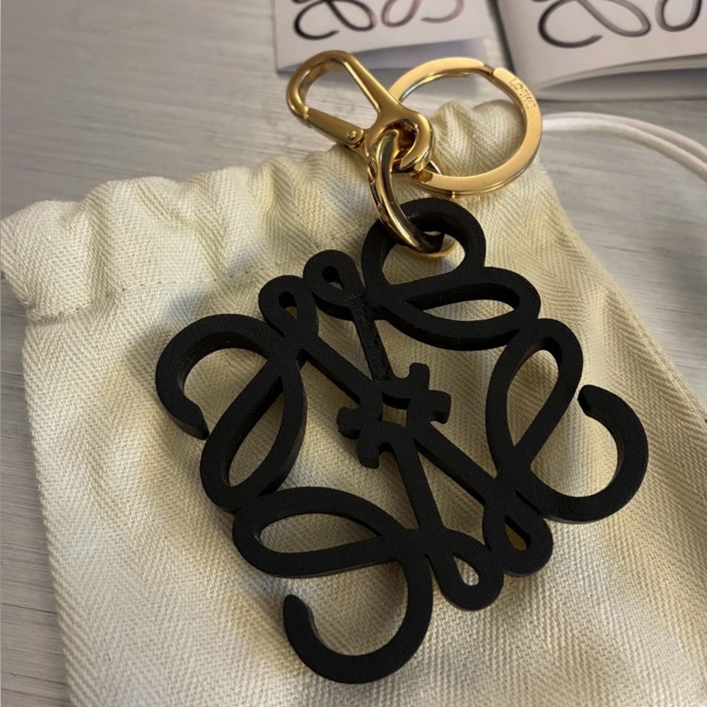 Like New Loewe Leather Keyring Yellow (full set) - Picture 2 of 5